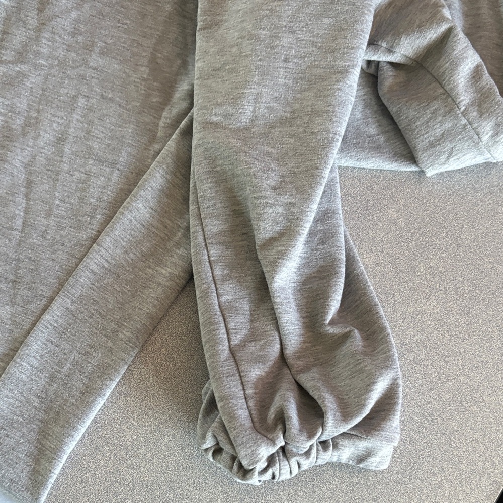 Gray Kids Jogger Pants with Butterfly Patch - Picture 4 of 6